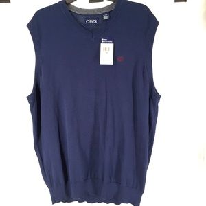 Chaps Mens Classic Fit Lightweight Sweater Vest